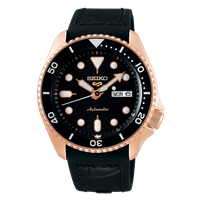 Orologio Seiko Uomo 5 Sport in Acciaio placcato oro rosa SRPD76K1 - SRPD76K1